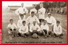 1909-El-primer-equip-de-futbol-del-Club-De-portiu-origen-de-lentitat-el-1909.
